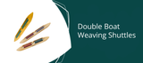 Double Boat Weaving Shuttles - Thread Collective Australia