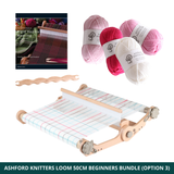 Ashford Knitters Loom 50cm - The Beginners Weaving Kit (Option 3)