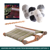 Ashford Knitters Loom 70cm - The Beginners Weaving Kit (Option 1)