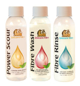 Unicorn Clean | Fibre Wash, Fibre Rinse, and Power Scour Sampler Kit 118ml (4oz)