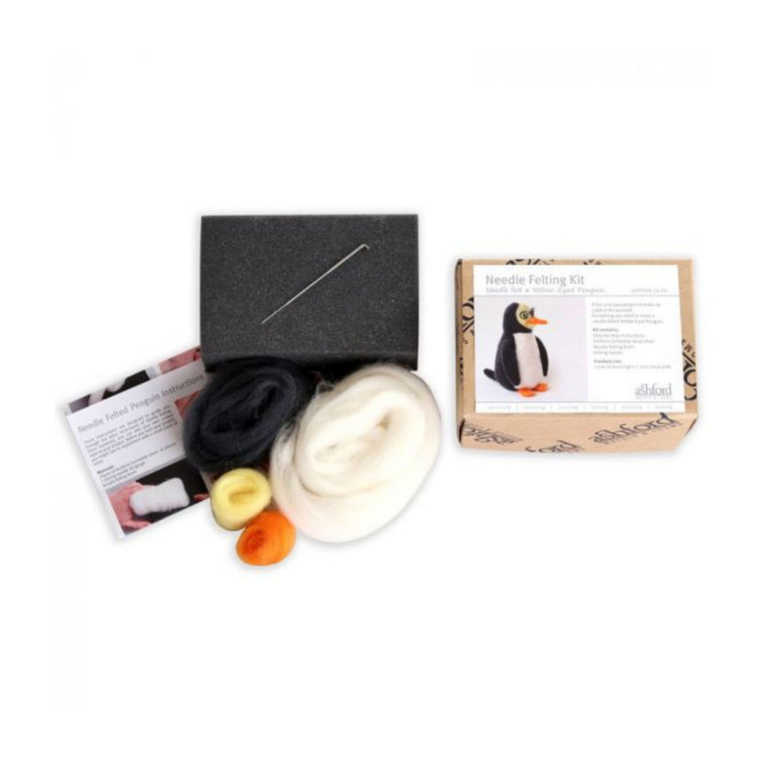 Ashford Needle Felting Kit Penguin - Thread Collective Australia