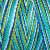 Ashford Caterpillar Cotton Yarn paua swatch - Thread Collective Australia