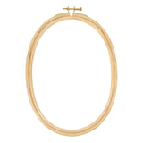 DMC Oval embroidery hoop 8"