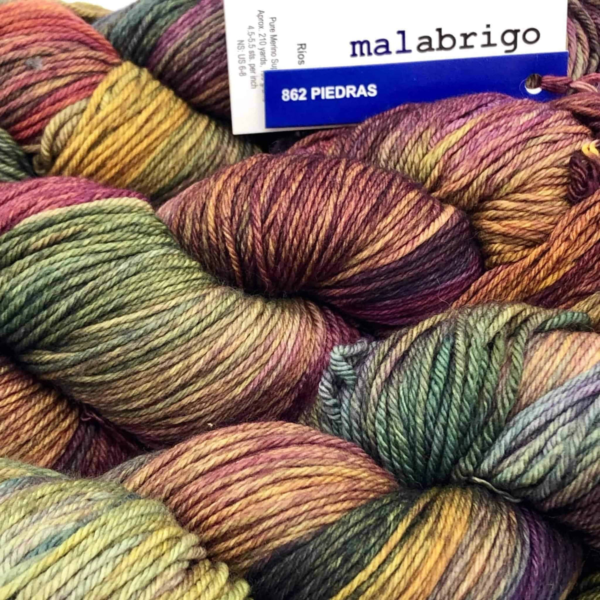 Malabrigo Rios Merino Wool Piedras 862 10Ply Aran Yarn