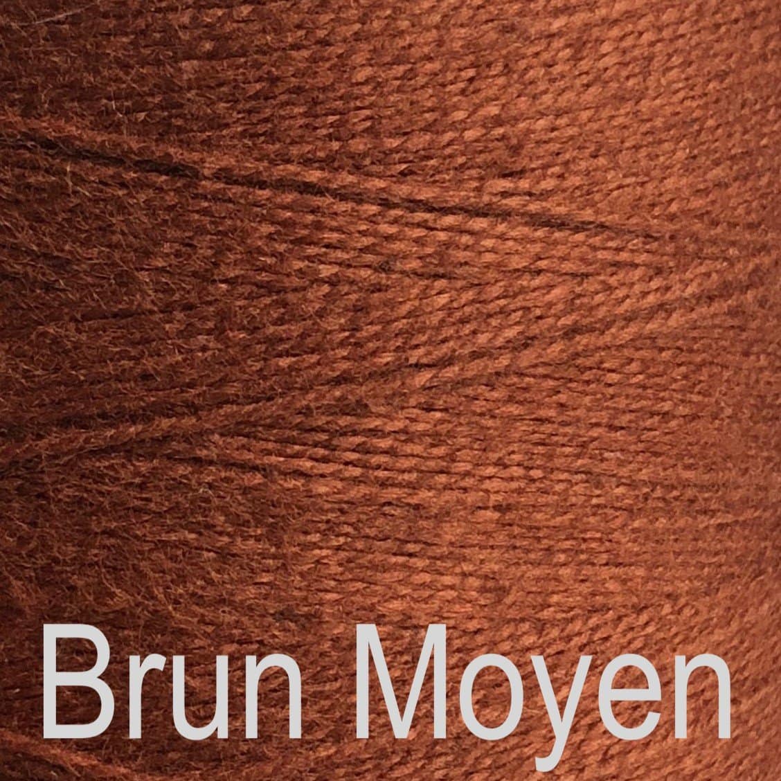 Maurice Brassard Cotton Weaving Yarn Ne 8/2 Brun Moyen 1313
