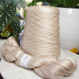 Silk baby camel thick yarn Swiss Mountain Silk Thread Collective Australia