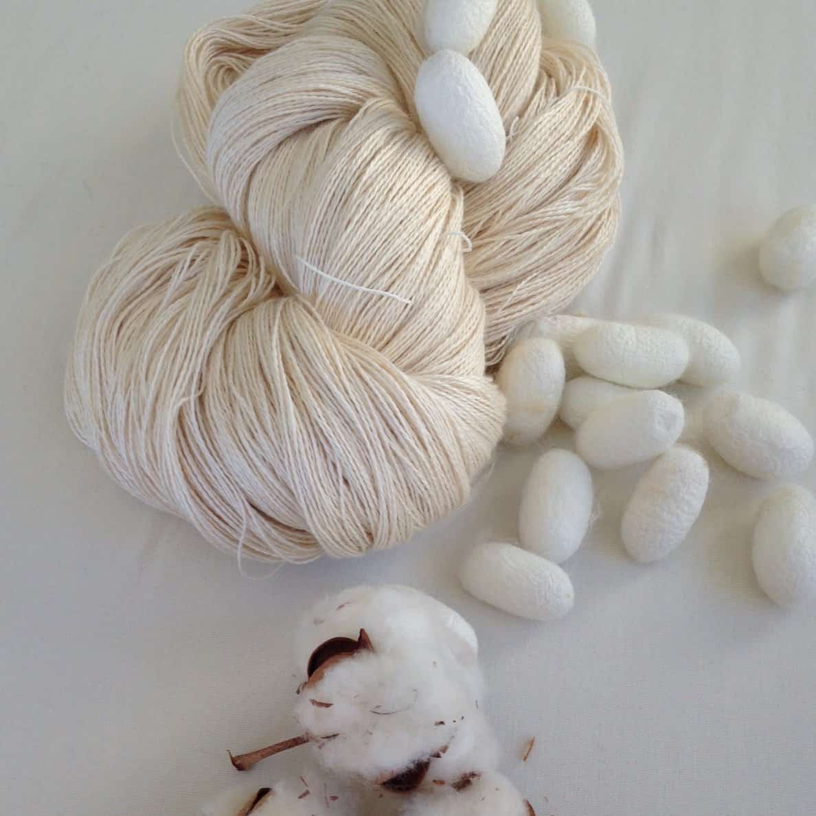 Swiss Mountain Silk 50% Cotton 50% Silk Weaving Yarn - Thread Collective Australia
