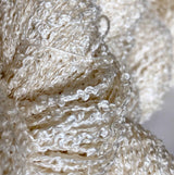 Silk Boucle Yarn Close up - Swiss Mountain Silk - Thread Collective Australia