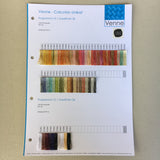 Venne Creafil Nm 35 and Nm 24 - Sample Card - Thread Collective Australia