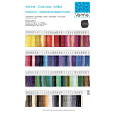 Venne Mercerised Cotton Ne 20/2 - Nm 34/2 Sample Card - Thread Collective Australia