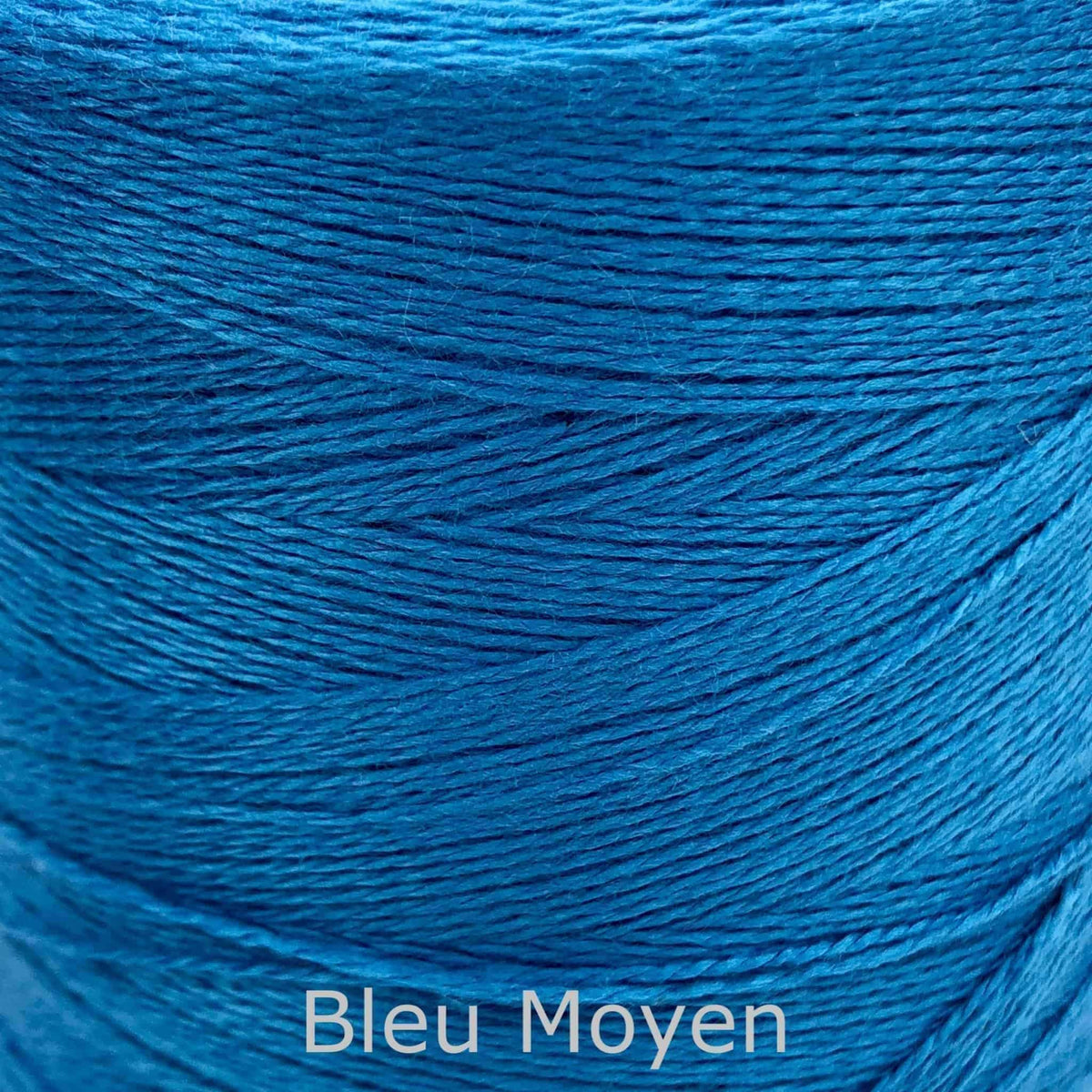 Maurice Brassard Bamboo/Cotton Ne 16/2 BLEU MOYEN - Thread Collective Australia
