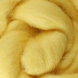 Lemon Ashford Dyed Corriedale Sliver - 100g