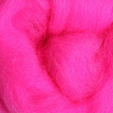 Fluro Pink Ashford Dyed Corriedale Sliver - 1kg