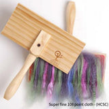 Ashford handcards preparing fibre for spinning fine 72 point cloth - Thread Collective Australia