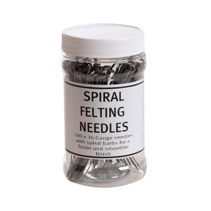Ashford Spiral Felting Needles 100pcs - Thread Collective Australia
