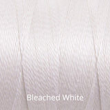 Bleached White Ashford Mercerised Cotton Yarn Ne 5/2 - 200g