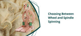 Choosing Between Wheel and Spindle Spinning