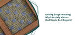 Knitting Gauge Swatching - Thread Collective Australia
