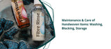 Maintenance & Care of Handwoven Items: Washing, Blocking, Storage - Thread Collective Australia
