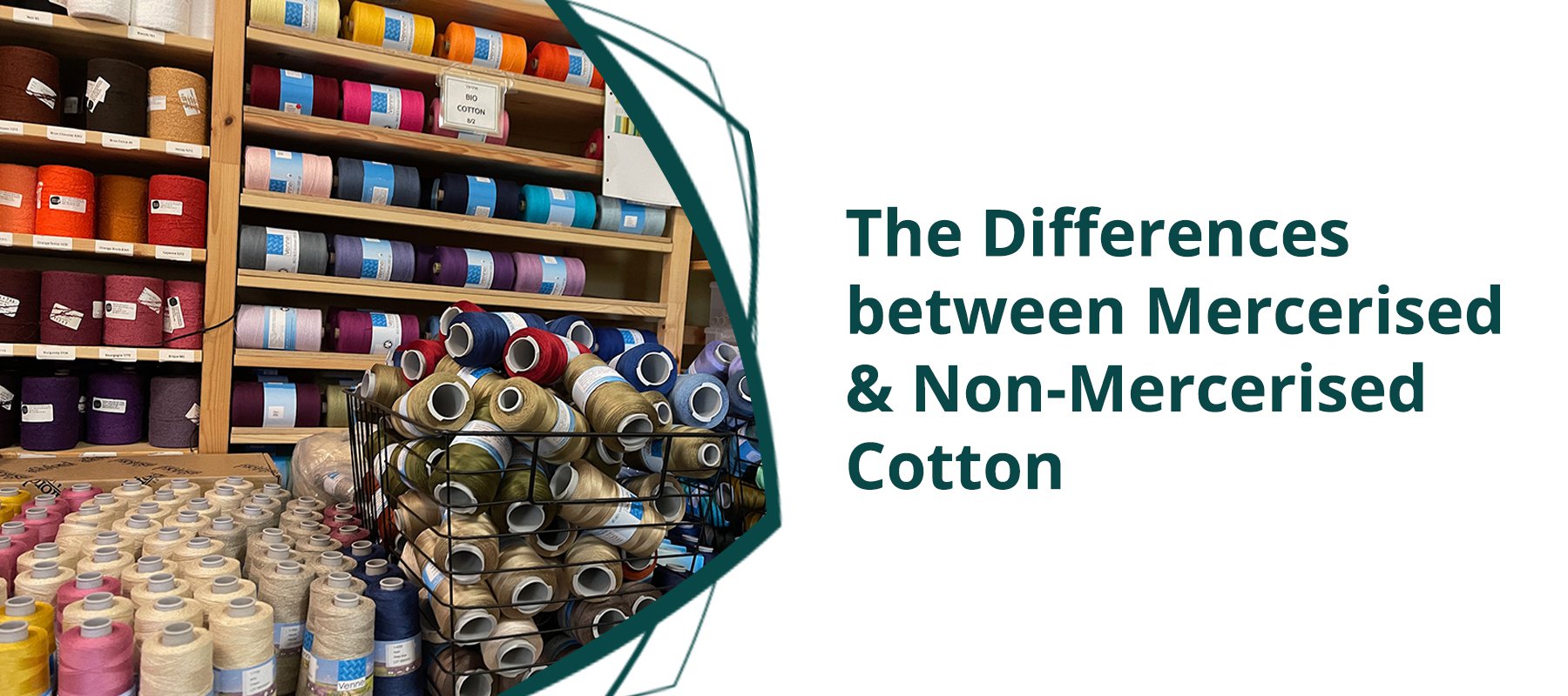 Mercerizing Textile Mercerised and Non-Mercerised Cotton – Thread Collective