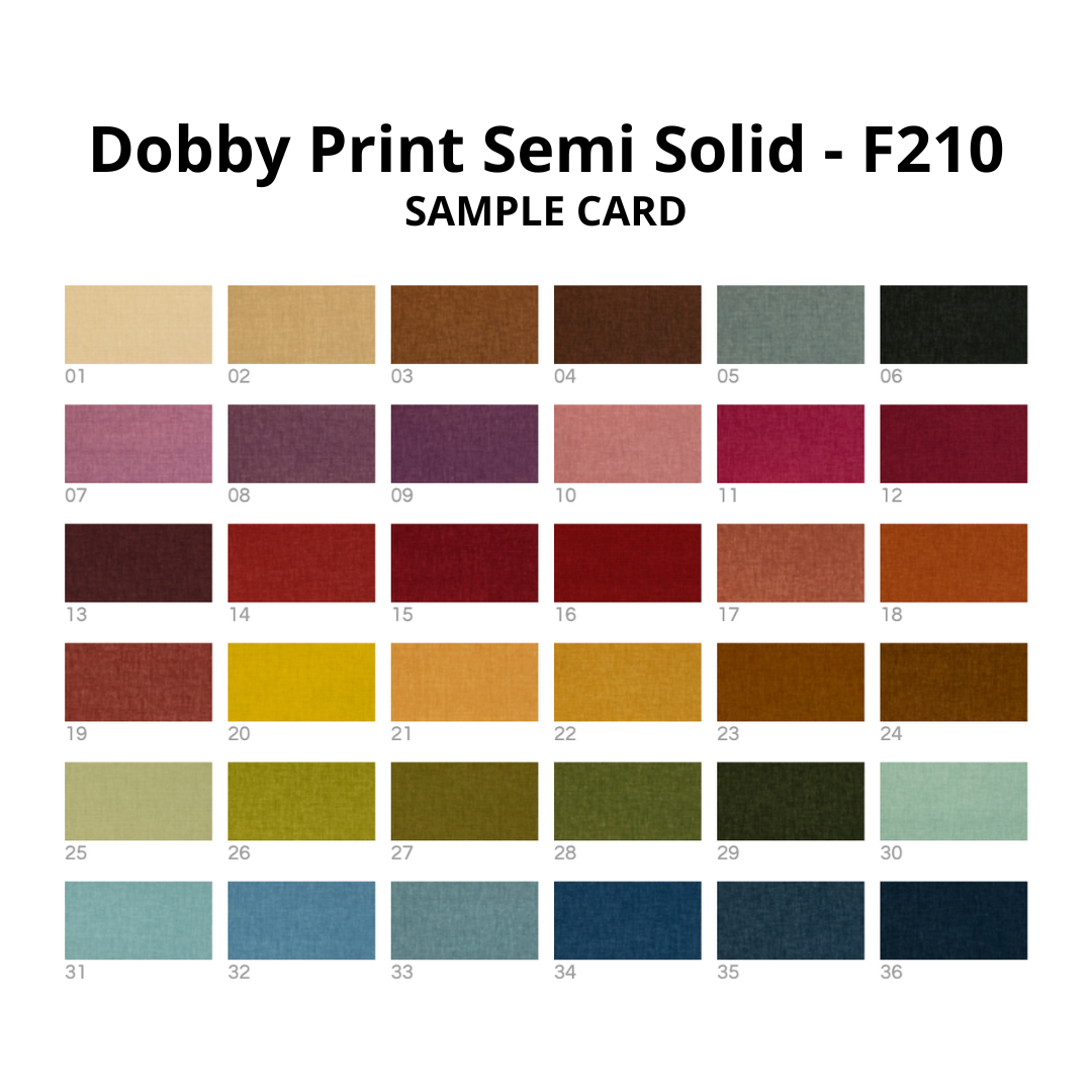 ITO Sample Card - Dobby Print Semi Solid - Thread Collective Australia