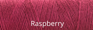 Raspberry Organic Merino Wool Nm 28/2 - Lace weight minispool