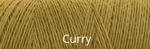 Curry Organic Merino Wool Nm 28/2 - Lace weight minispool