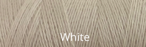 White Organic Merino Wool Nm 28/2 - Lace weight minispool