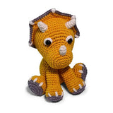 Circulo Baby Dino - Baby Triceratops Amigurumi Crochet Kit - Thread Collective Australia