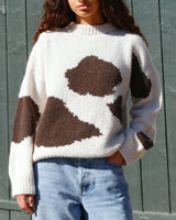 Knitting for Olive | Cow Sweater Adult Pattern & Yarn Pack