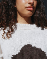Knitting for Olive | Cow Sweater Adult Pattern & Yarn Pack