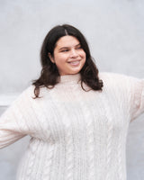 Knitting For Olive | Ribbed Cable Sweater Pattern & Yarn Pack