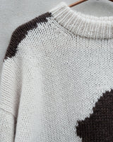 Knitting for Olive | Cow Sweater Adult Pattern & Yarn Pack