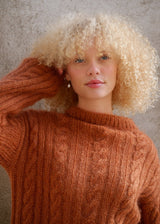 Knitting For Olive | Ribbed Cable Sweater Pattern & Yarn Pack