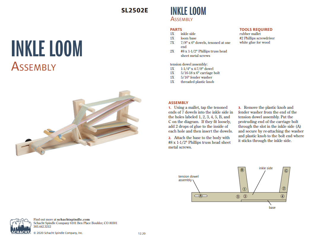 Inkle Loom Export Instructions cover