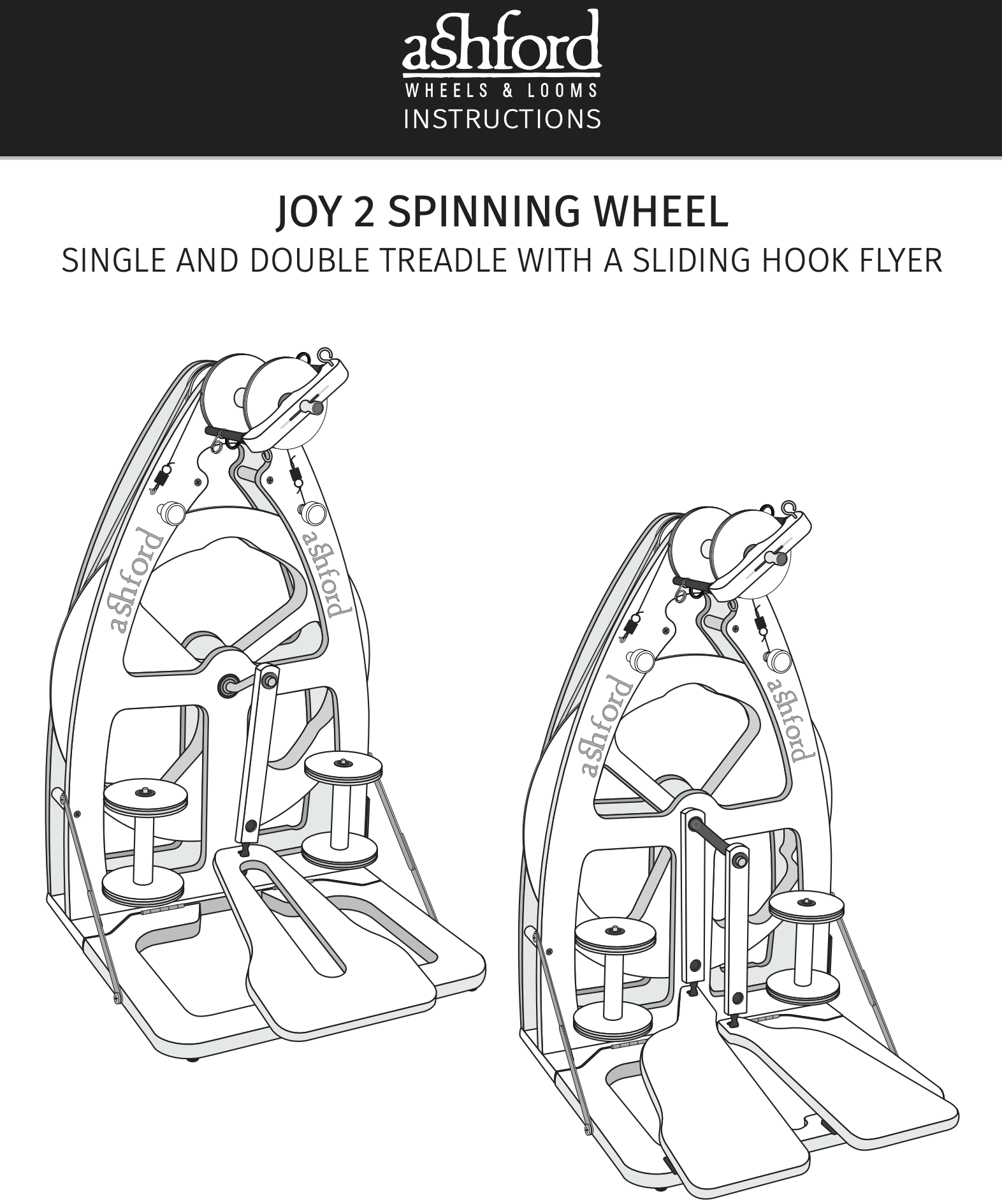 Joy Spinning Wheel 2 Assembly Instructions cover