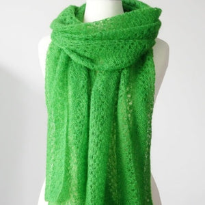 Knit with Midori shawl pattern by ITO