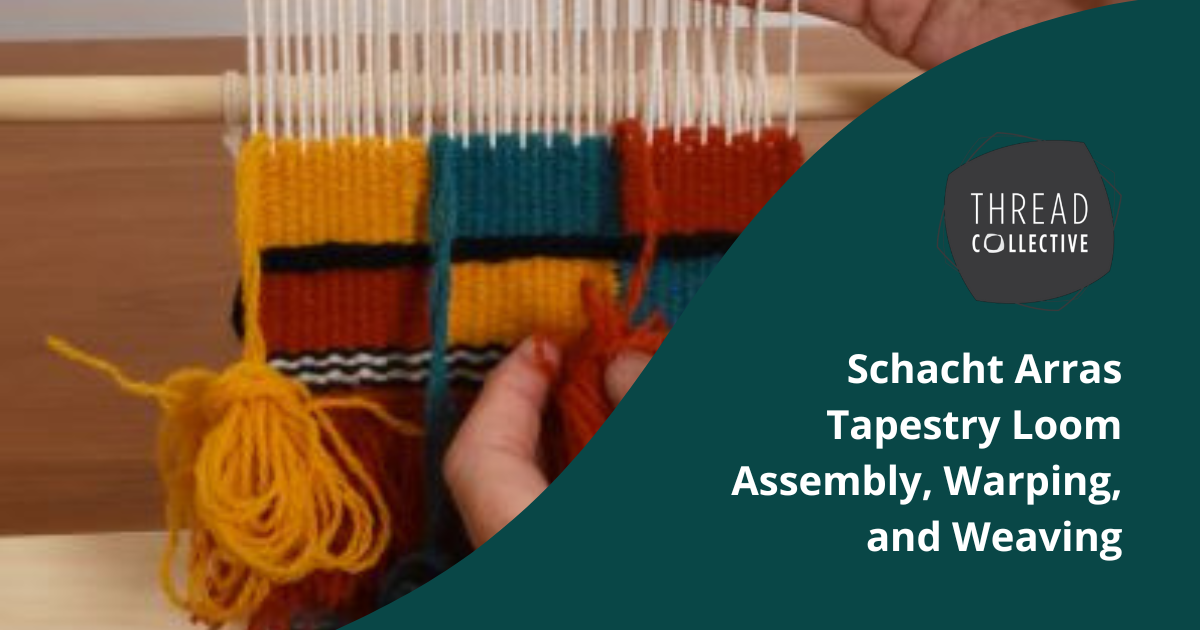 Schacht Tapestry Loom Assembly, Warping & Weaving cover