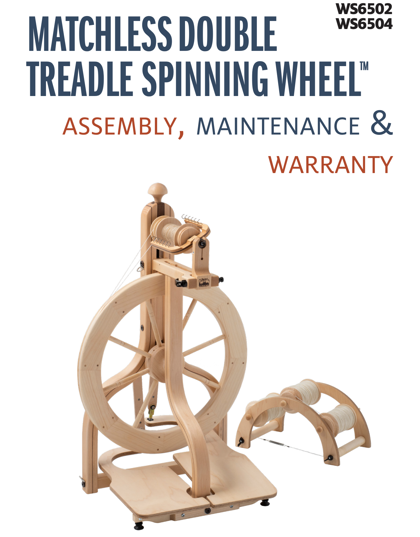 Schacht Matchless Double Treadle Assembly Instructions cover