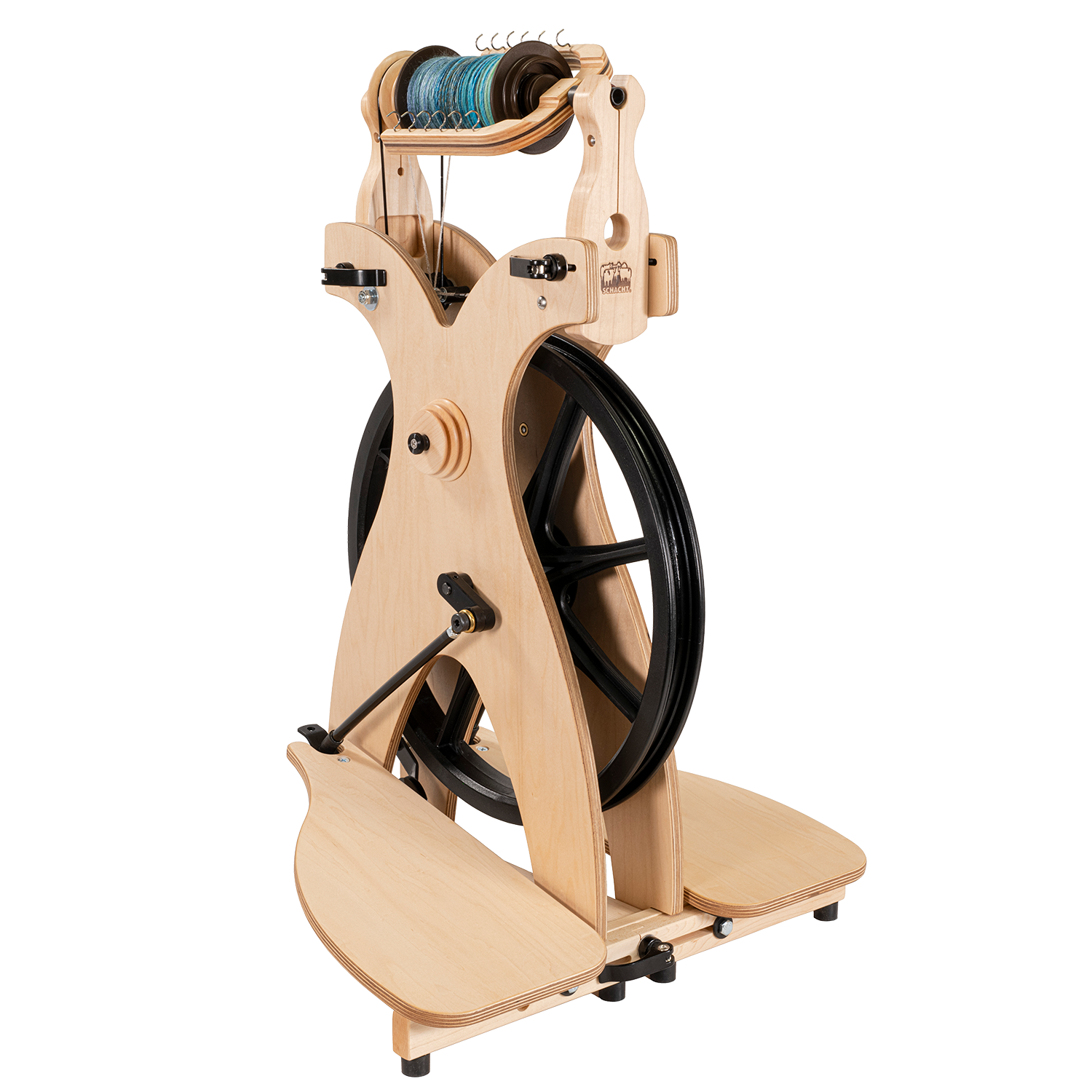 Schacht Sidekick Folding Spinning Wheel | Thread Collective