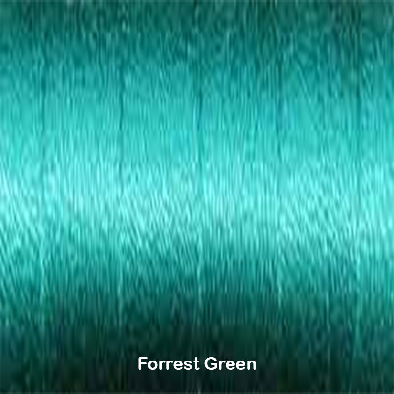 Silk forest green