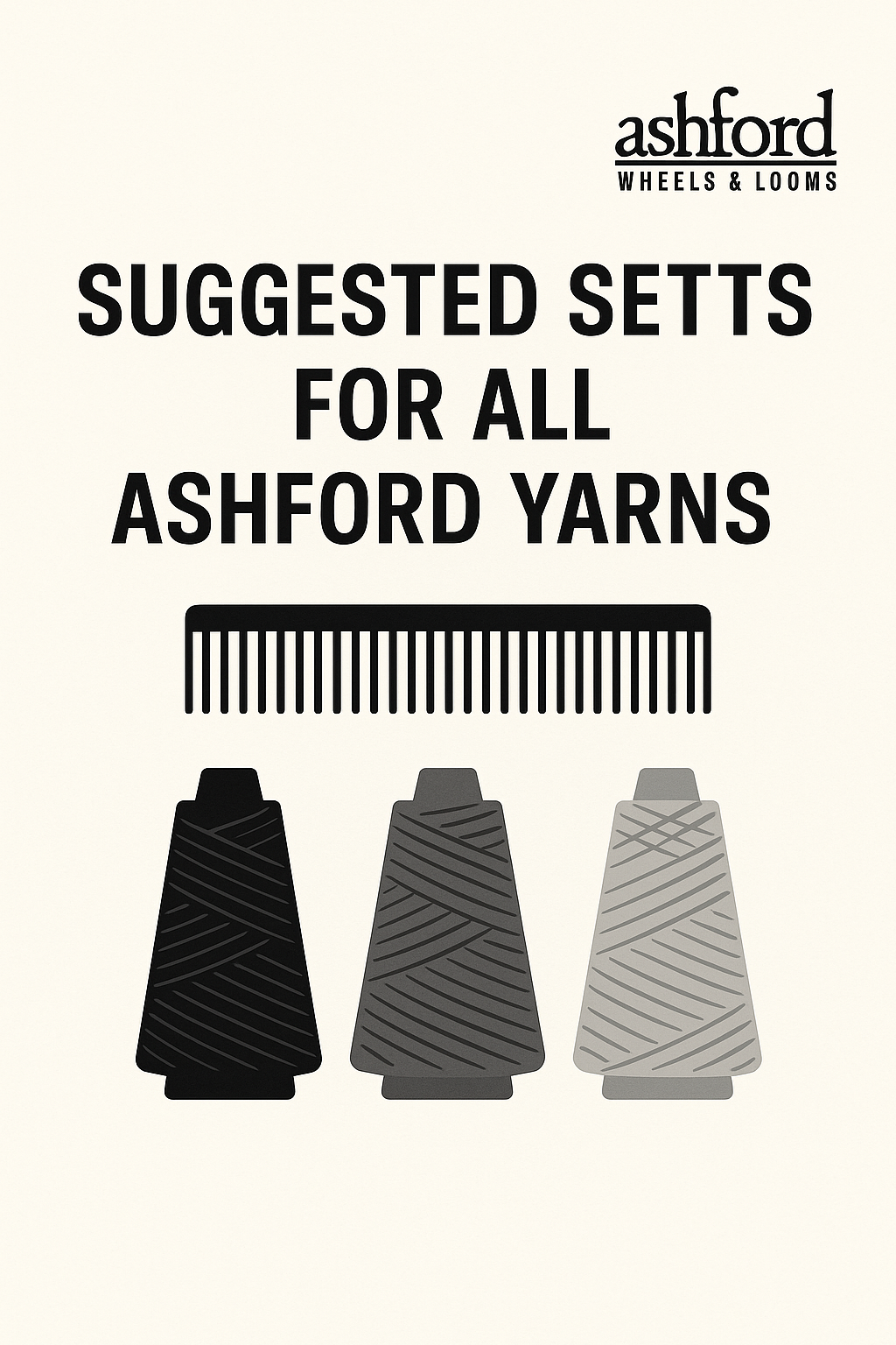 Suggested Setts for all Ashford Yarns cover