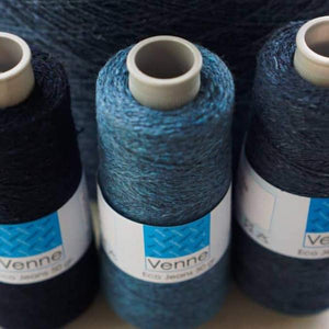 Venne Eco Jeans recycled Nm 12/2 yarn, Yarn, Venne,- Weaving, Thread Collective, Brisbane, Australia