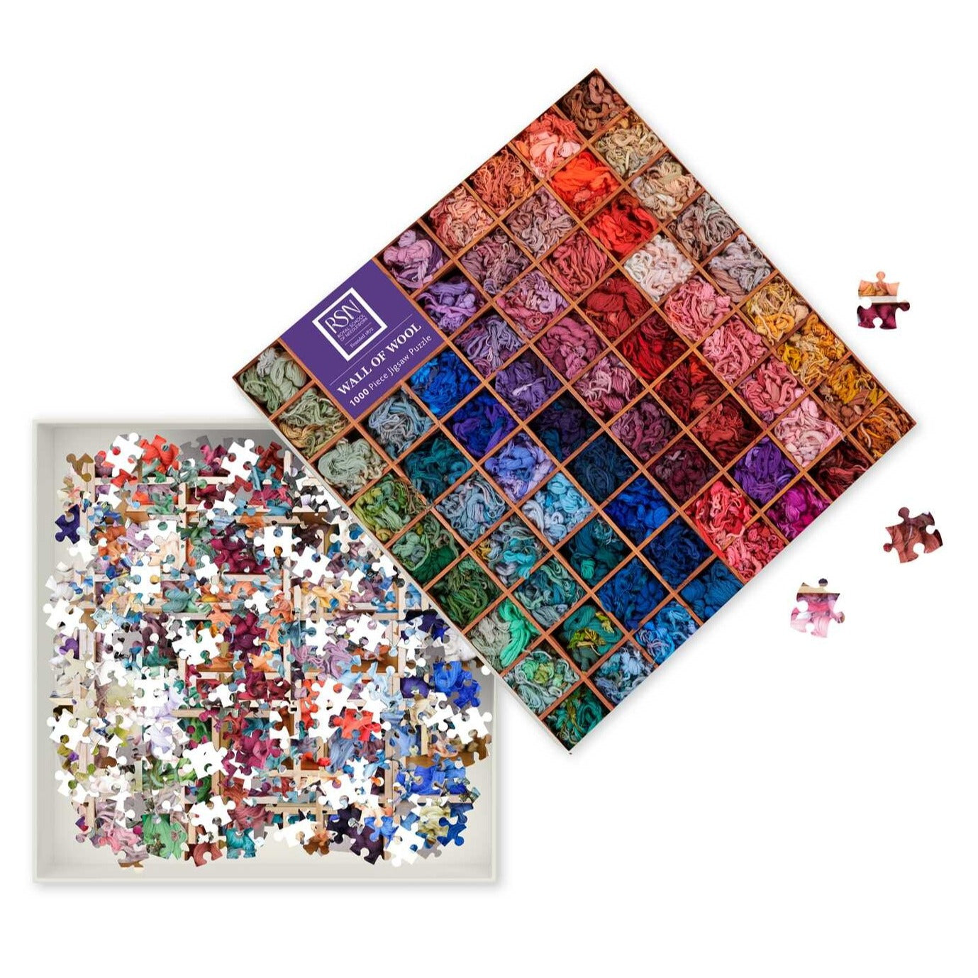 Wall of Wool 1000 piece puzzle - Thread Collective Australia