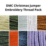 DMC | Christmas Jumper Embroidery Pattern & Thread Pack