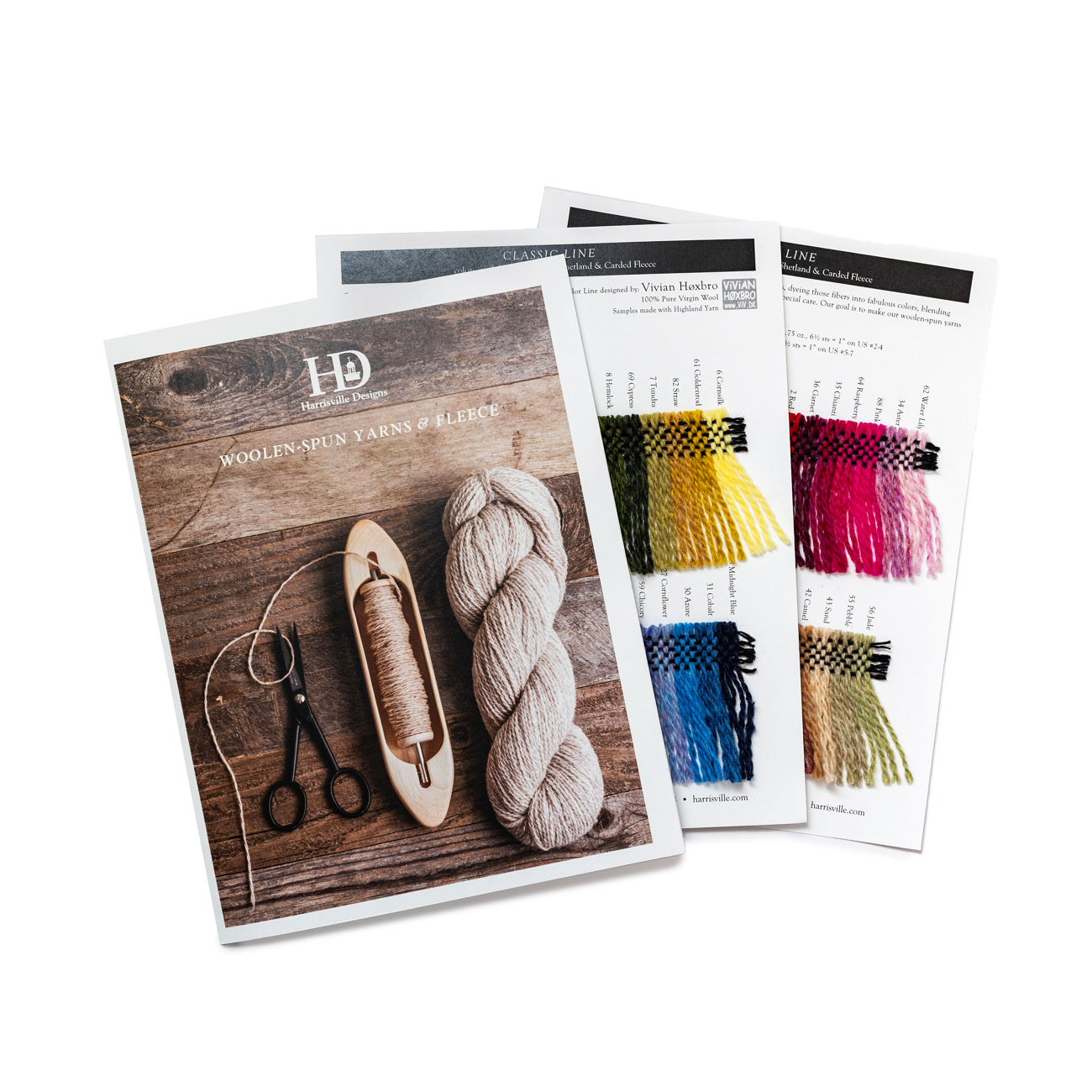 Harrisville Designs Highland/Shetland Colour Card - Thread Collective Australia