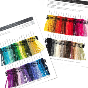 Buy online Harrisville Designs Highland/Shetland Colour Card - Thread Collective Australia