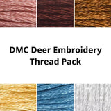 DMC | Deer Embroidery Pattern & Thread Pack