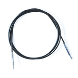 KnitPro | Black/Silver 360 Degree Swivel Interchangeable Cables