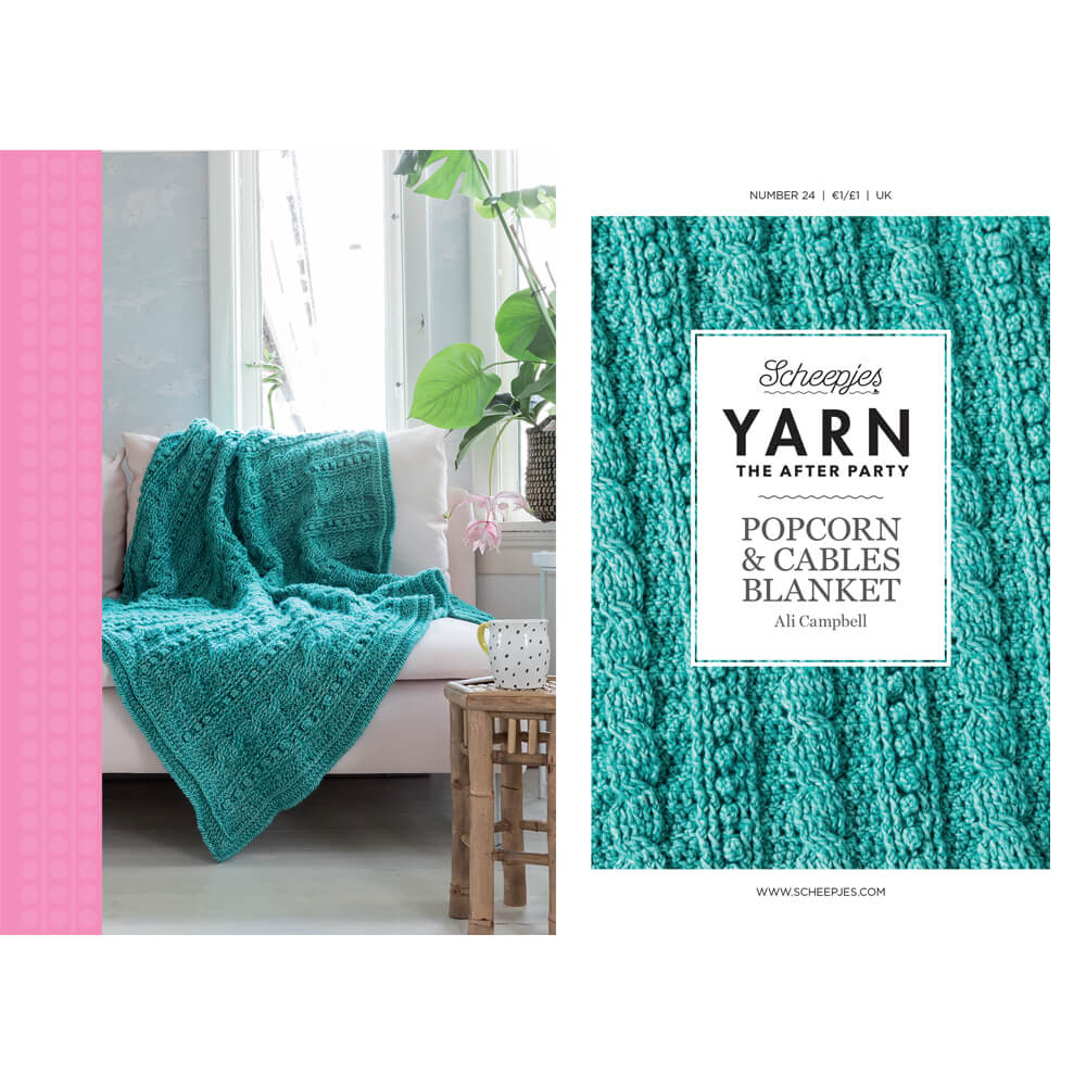 Scheepjes | Crochet Pattern YARN - The After Party no.24 Popcorn Cable ...